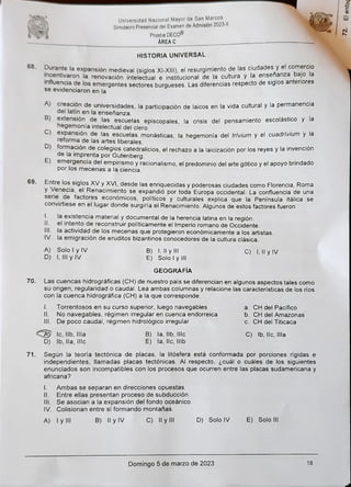 Simulacro área C, SAN MARCOS PDF