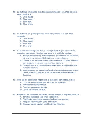 Simulacros de exámenes docentes con  742 casos pedagógicos y otros    subido por Yhon Jorge Garro.L- 18-01-2015