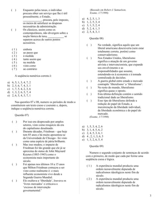 (

(

)

)

(1)
(2)
(3)
(4)
(5)
(6)
(7)

Enquanto pelas taxas, o indivíduo
procura obter um serviço que lhe é útil
pessoal...