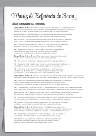 Simulado ENEM Ciências da Natureza e suas tecnologias - MODERNA | PDF