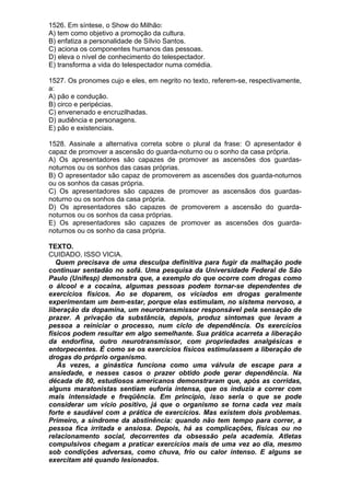 Simulado de português