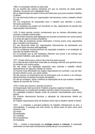 Simulado de português