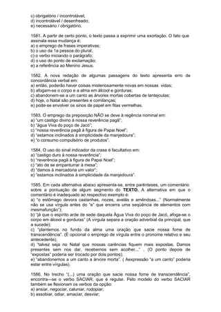 Simulado de português