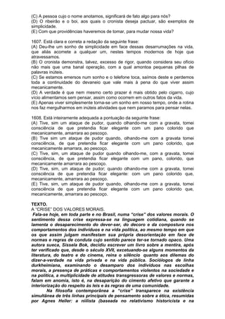 Simulado de português