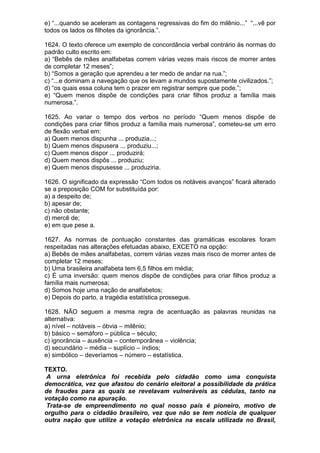 Simulado de português