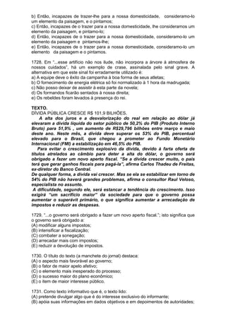 Simulado de português