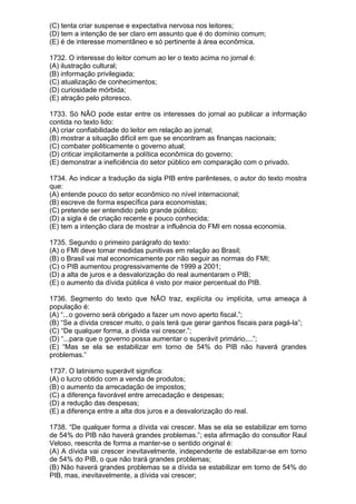 Simulado de português