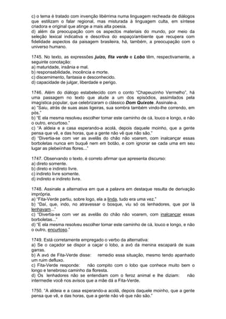 Simulado de português