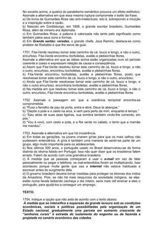 Simulado de português