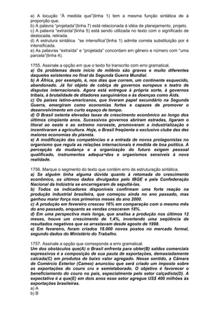 Simulado de português