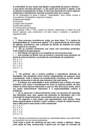 Simulado de português