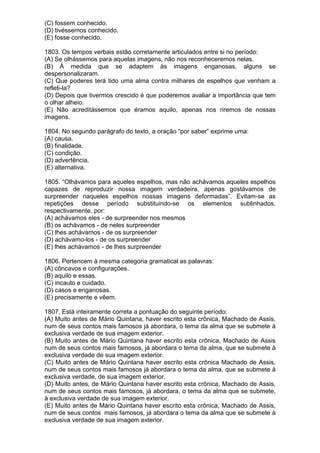 Simulado de português