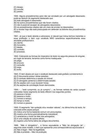 Simulado de português