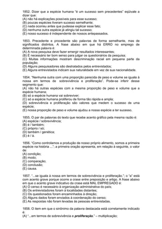 Simulado de português