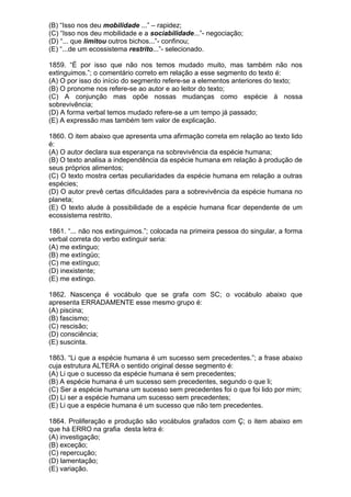 Simulado de português