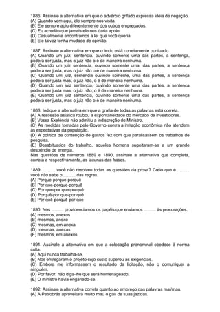 Simulado de português