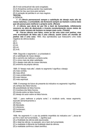 Simulado de português