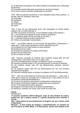 Simulado de português