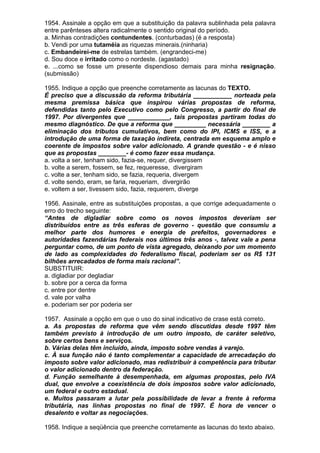 Simulado de português