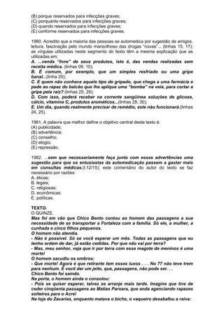 Simulado de português