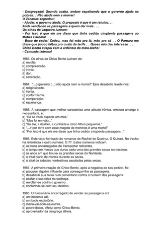 Simulado de português