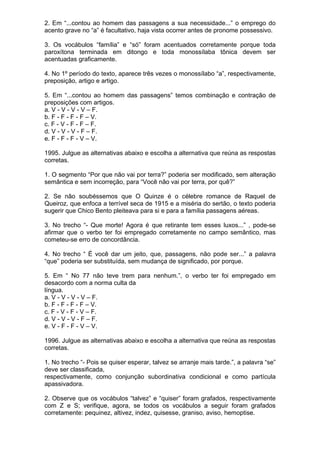 Simulado de português