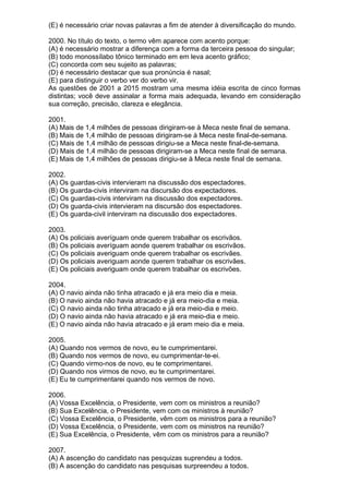 Simulado de português