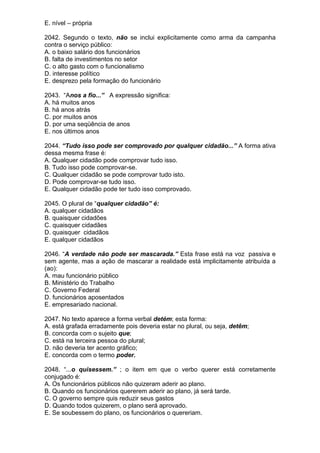 Simulado de português