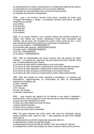 Simulado de português