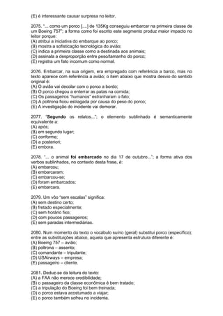 Simulado de português