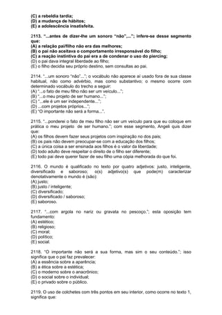 Simulado de português