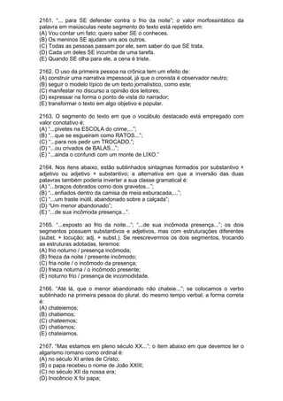 Simulado de português