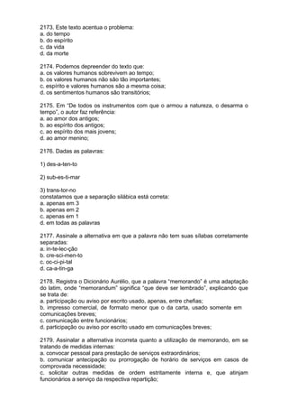 Simulado de português