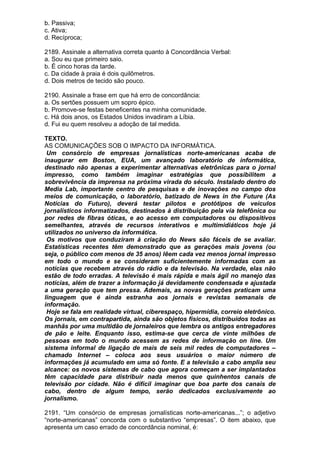 Simulado de português