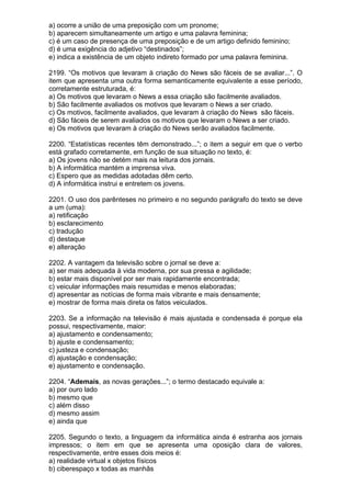 Simulado de português