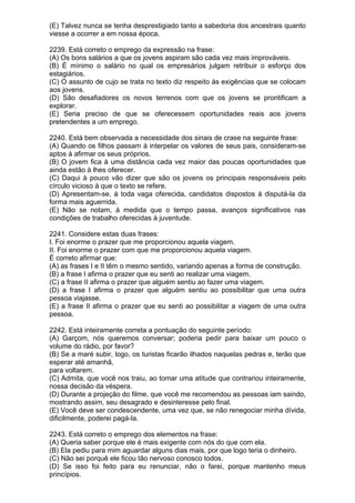 Simulado de português