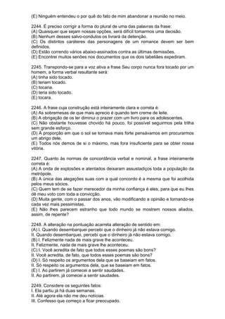 Simulado de português