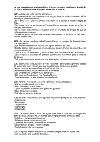 Simulado de português