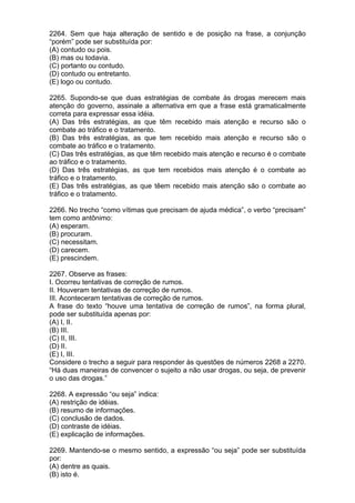 Simulado de português