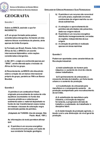 EDUCAÇÃO FÍSICA – 4º ANO – ATIVIDADE 1 – E.E. JORGE ANDRADE