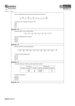 Questão 15
Questão 16
Questão 17
Questão 18
Protocolo : 310106
Página 5 de 11
 