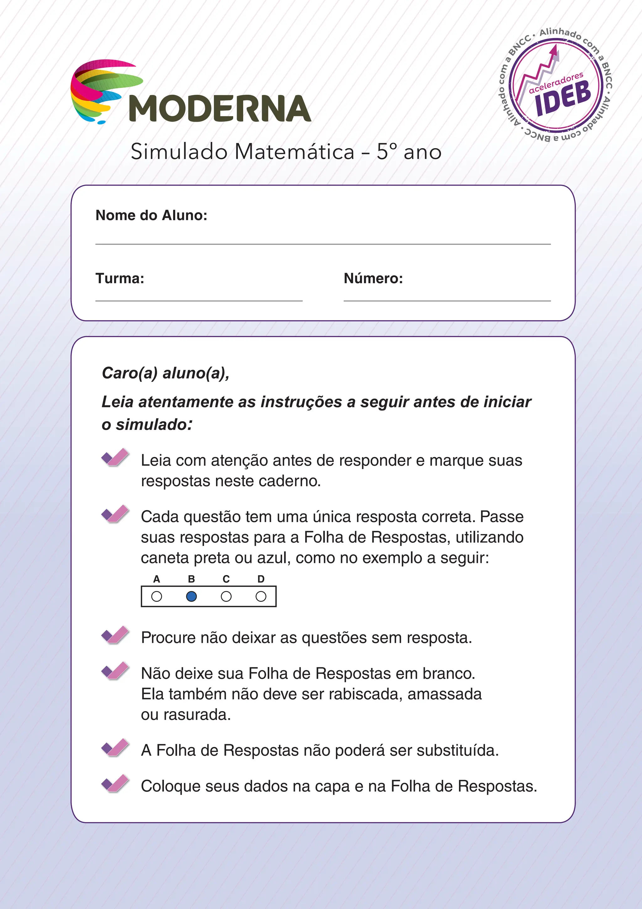 Simulado Matemática - 5º ano - Caderno do Aluno (2).pdf