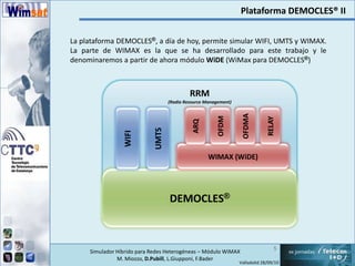 WiDE – WiMAX para DEMOCLES®