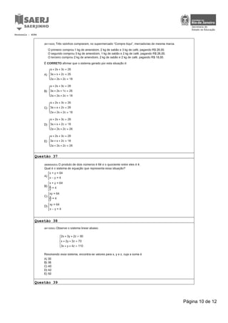Questão 37
Questão 38
Questão 39
Protocolo : 6294
Página 10 de 12