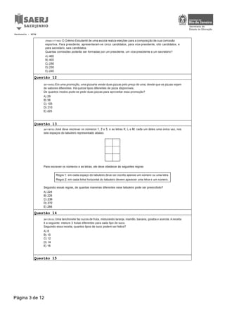 Questão 12
Questão 13
Questão 14
Questão 15
Protocolo : 6294
Página 3 de 12