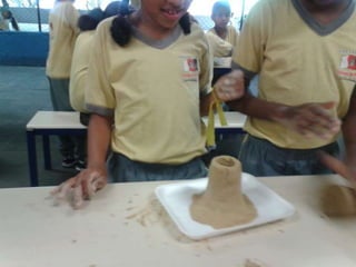 Simulando uma erupção vulcânica