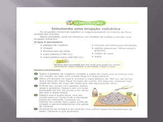 Simulando uma erupção vulcânica