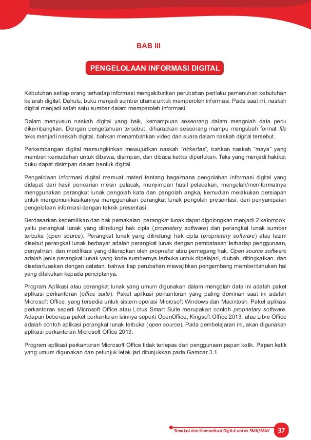 Bahan Ajar Simulasi dan Komunikasi Digital SMK/MAK (Bagian 1) Bahan Ajar Simulasi dan Komunikasi Digital SMK/MAK (Bagian 1)