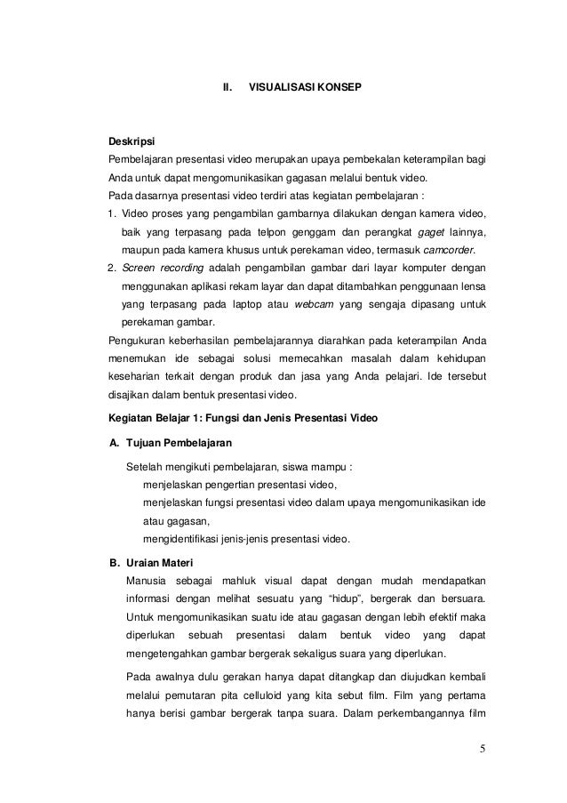 Contoh Makalah Simulasi Digital Presentasi Video Master