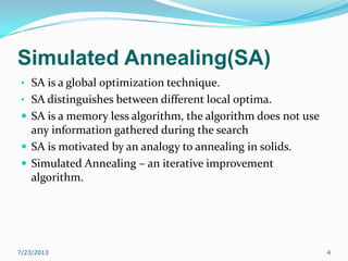 Simulated Annealing | PPT | Free Download